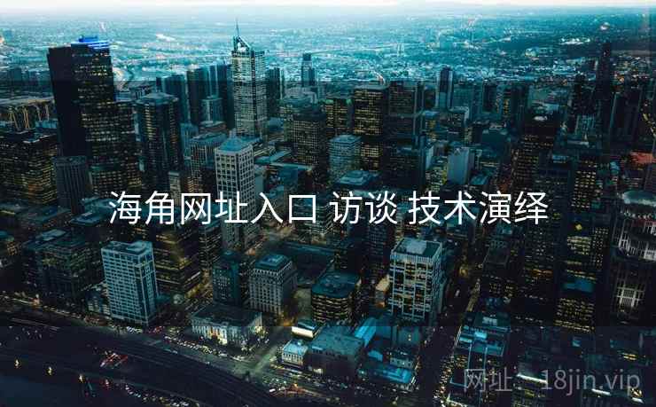 海角网址入口 访谈 技术演绎