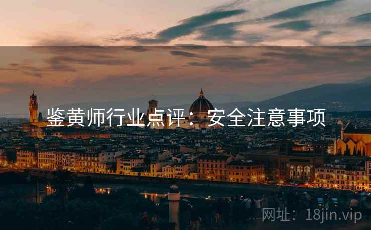 鉴黄师行业点评：安全注意事项