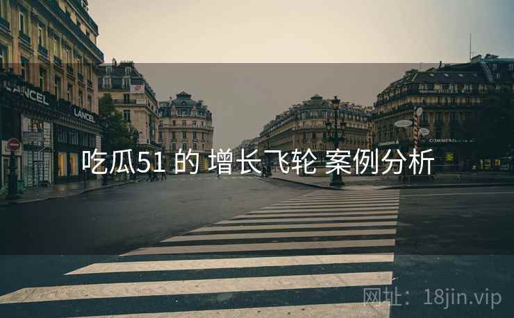 吃瓜51 的 增长飞轮 案例分析