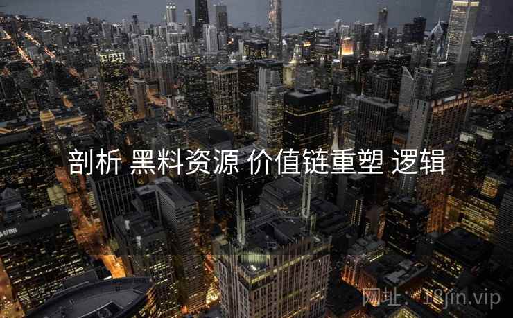 剖析 黑料资源 价值链重塑 逻辑