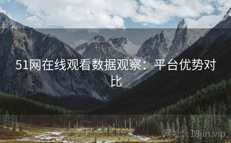 51网在线观看数据观察：平台优势对比