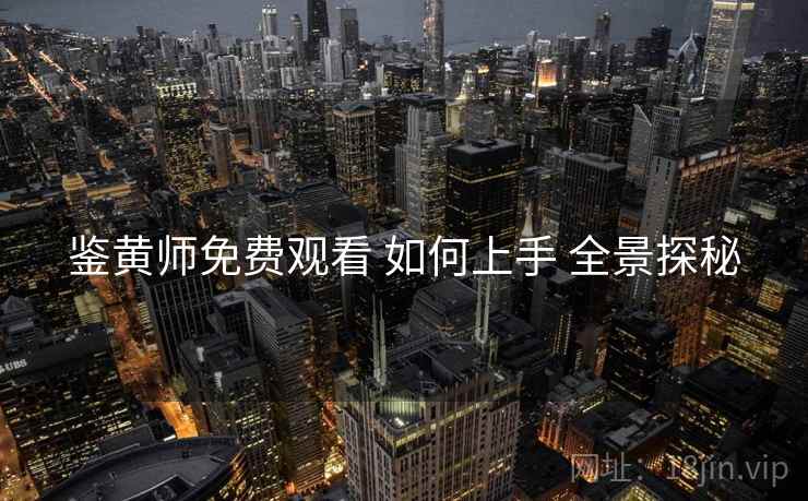 鉴黄师免费观看 如何上手 全景探秘